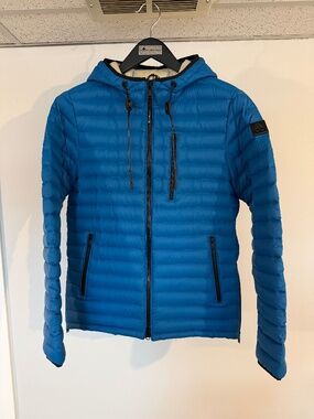 MOOSE KNUCKLES Roughstock Jacket Blue Mens Size S NWT M11MJ106